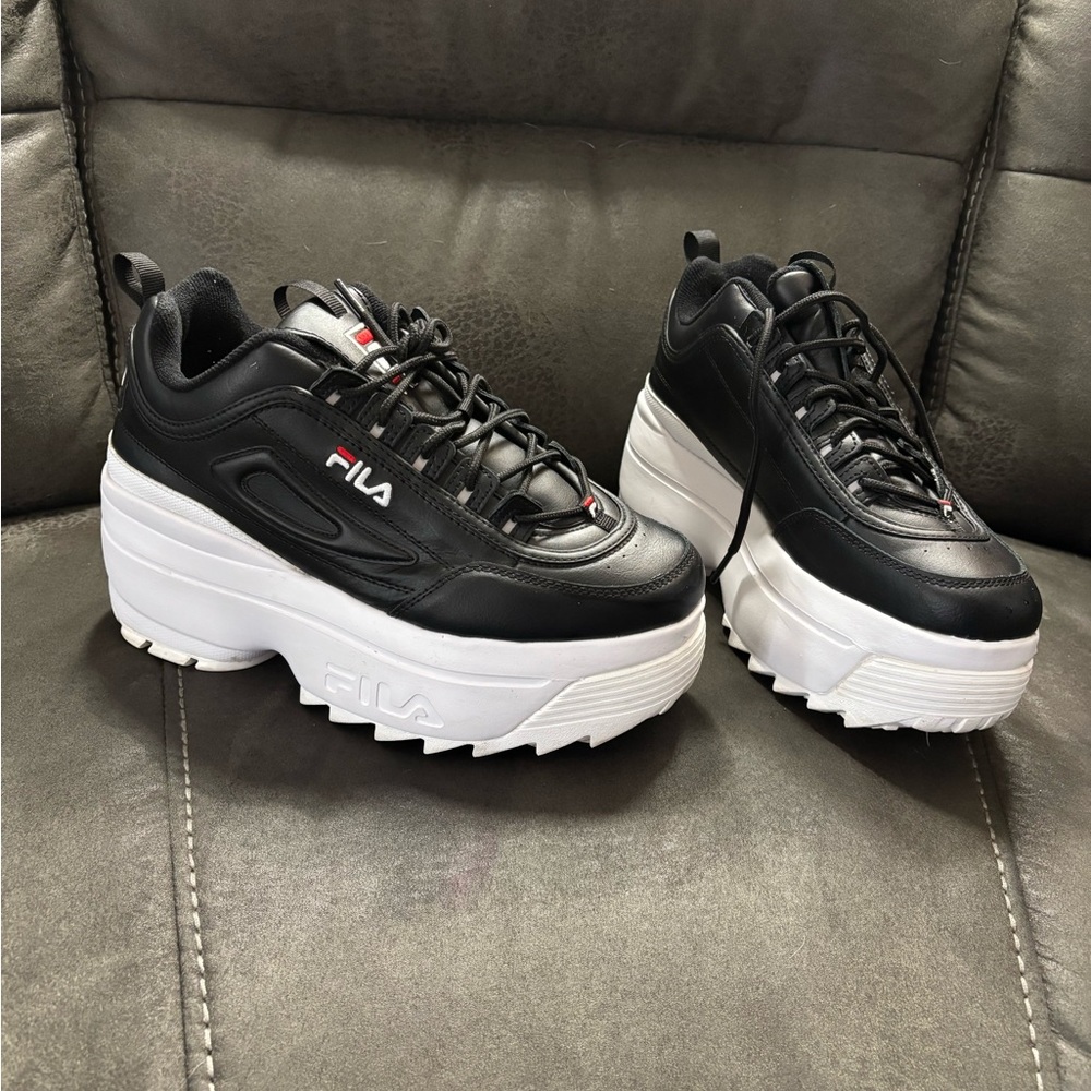 Fila Black and White Women's Sneakers